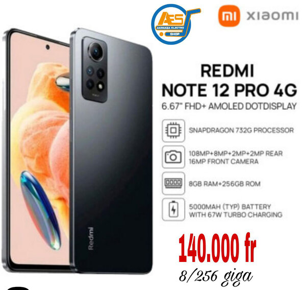 Xiaomi Redmi note 12 pro 4G