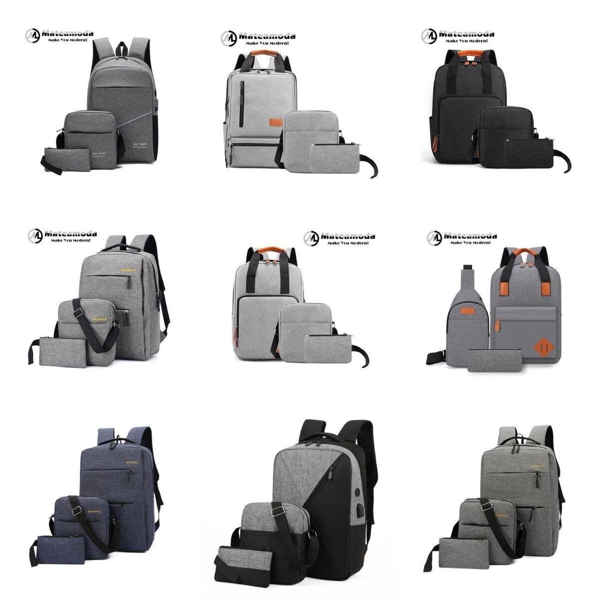 Set de sacs à dos multifonction