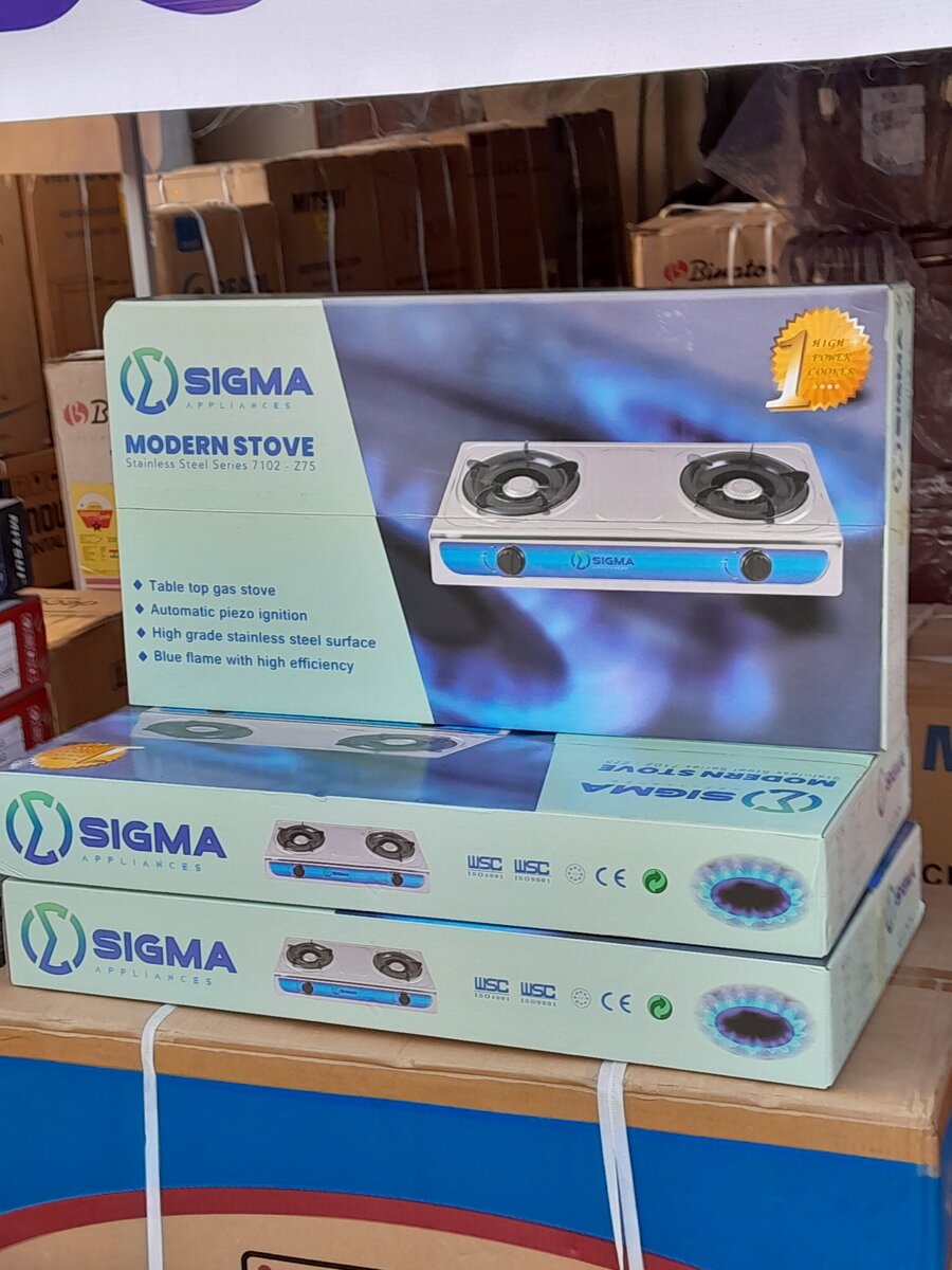 Sigma 2 burner gas Stove