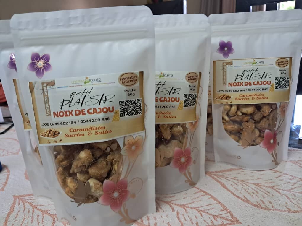 Cajou Caramélisées salees sucr