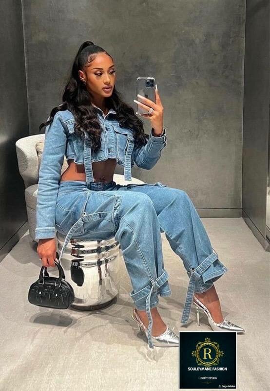 Tenue en jean tendance femme