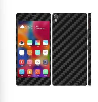 Z7 Carbon Fiber Texture Mobile Skin - Black