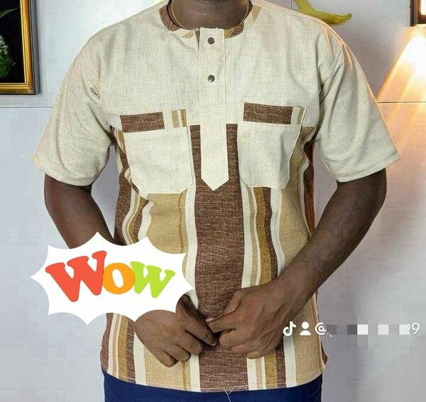 Chemise ethnique en coton