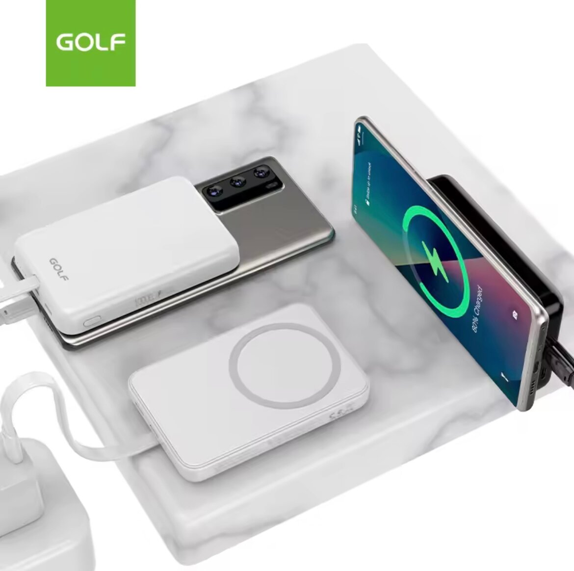 Chargeur sans fil Golf portable
