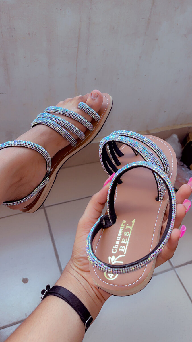 Sandales Été Brillantes