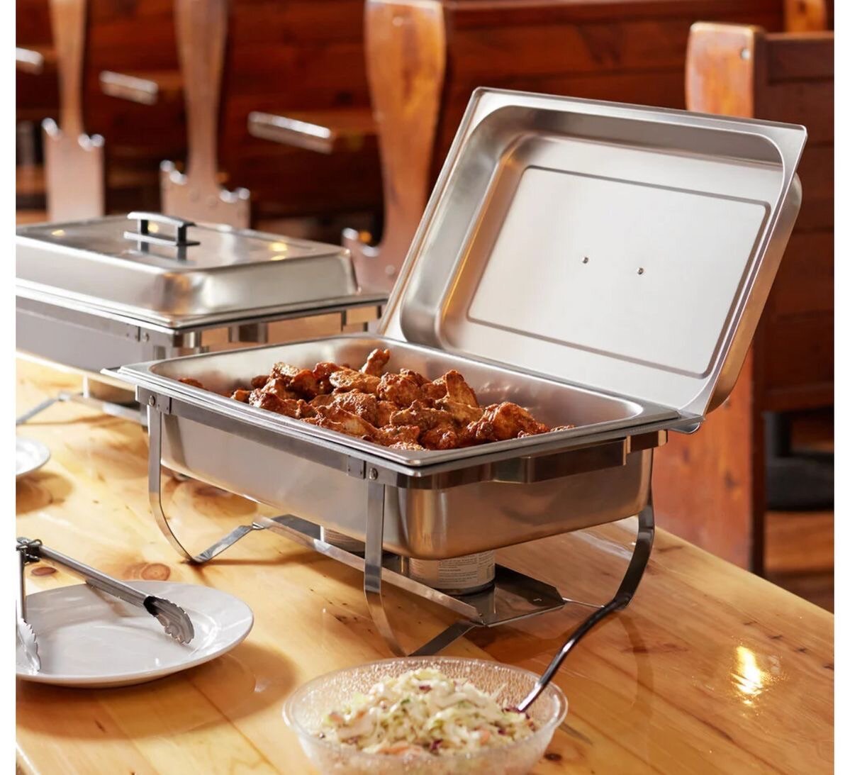 Chauffe-plats en inox
