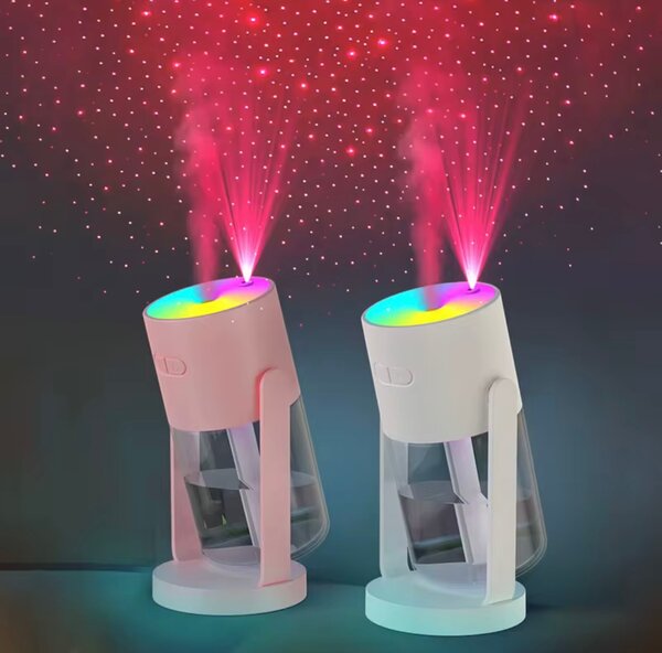 Projecteur LED Humidificateur Portable