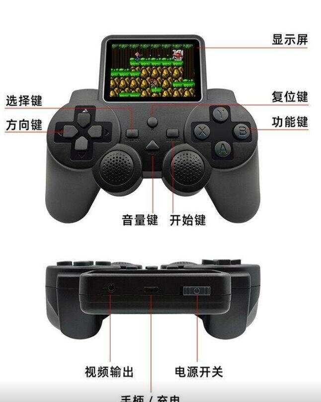 Manette de jeu vidéo avec écran intégré