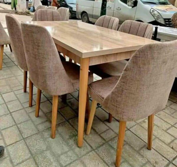 Ensemble salle à manger bois 6 chaises