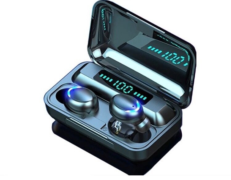 Wireless earbuds with PowerBank F9