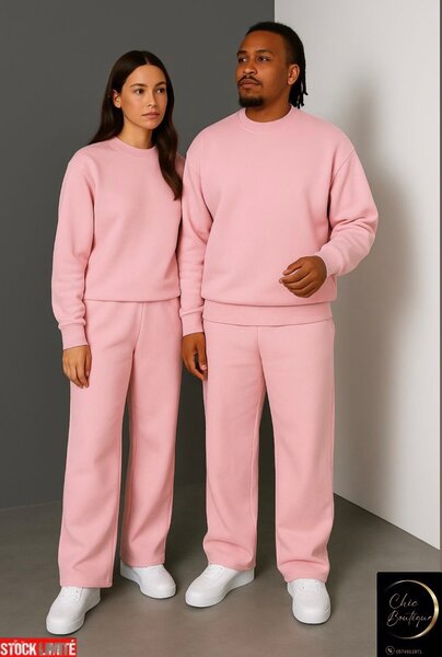 Ensemble détente rose unisexe