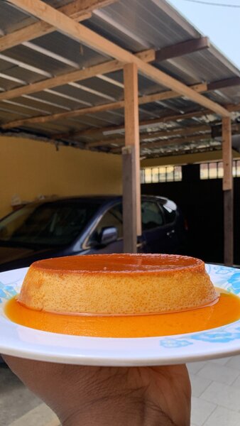Délicieux flan caramel