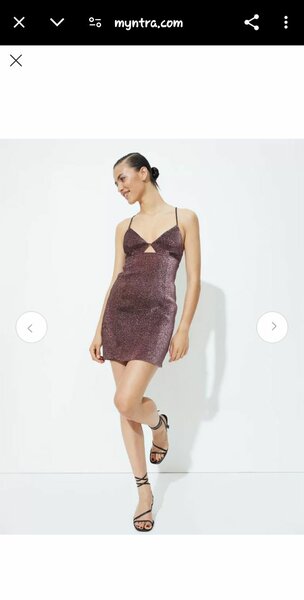 Maroon Embellished Bodycon Cut Out Mini Dress