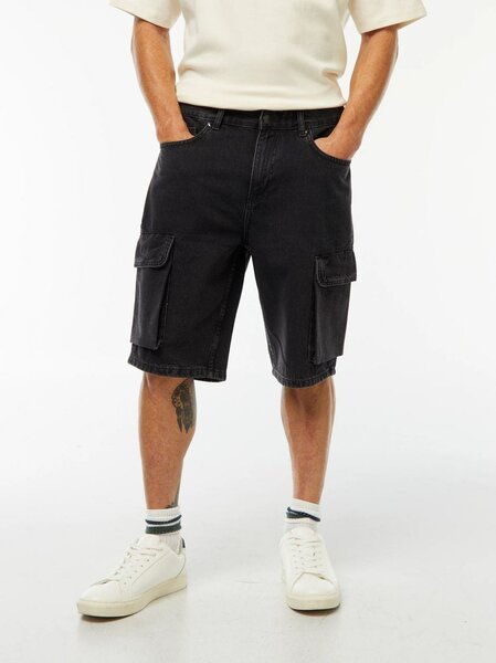 Shorts cargo en denim pour hommes