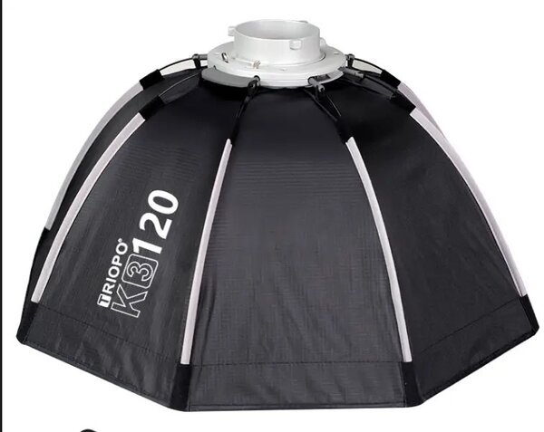 120cm Octagon Bowens mount Softbox  with grid
