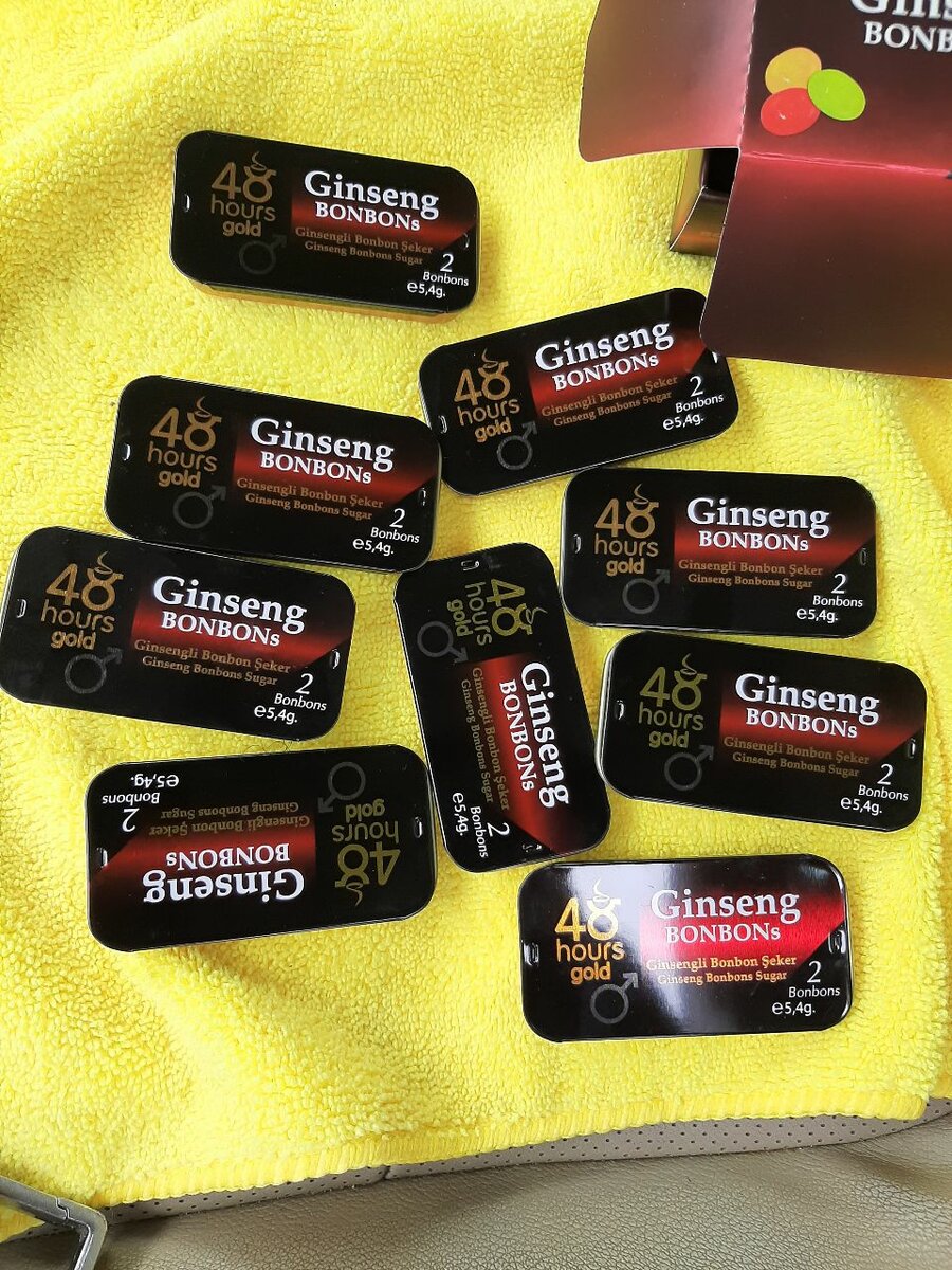 48hours ginseng drink and Candy