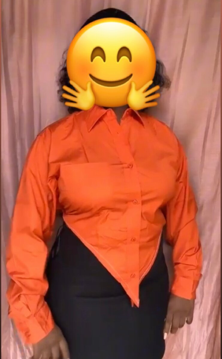 Chemisier asymétrique élégant