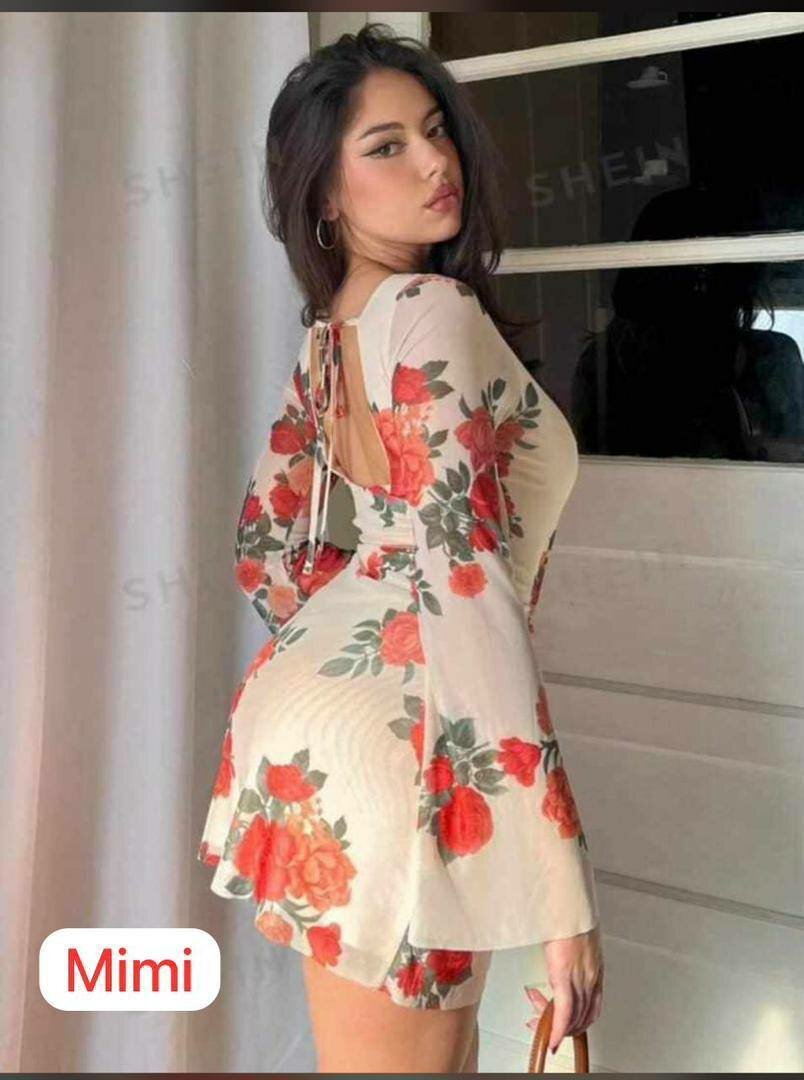 Robe élégante fleurie