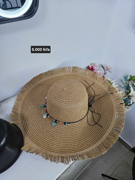 Chapeau de paille élégant été