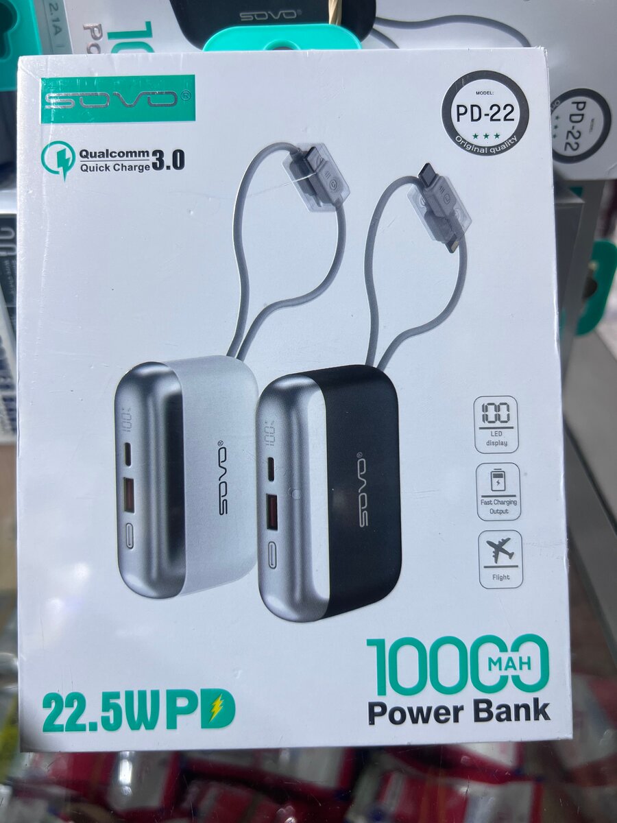 Power Bank 10000mAh 22.5W