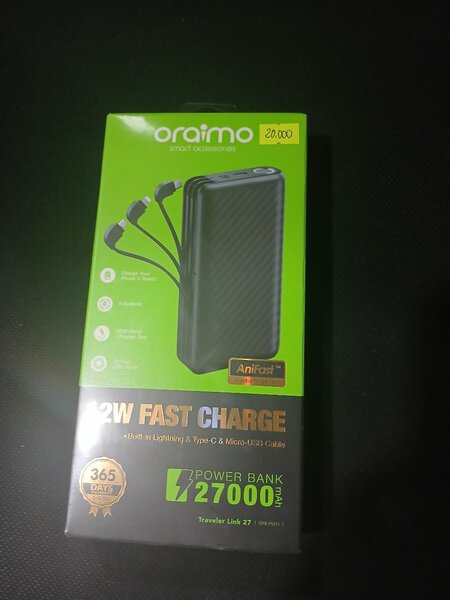 Batterie Externe Oraimo 27000mAh