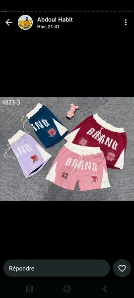 Shorts décontractés colorés