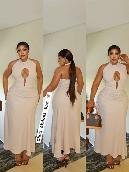 Robe Évasée Chic Sans Manches