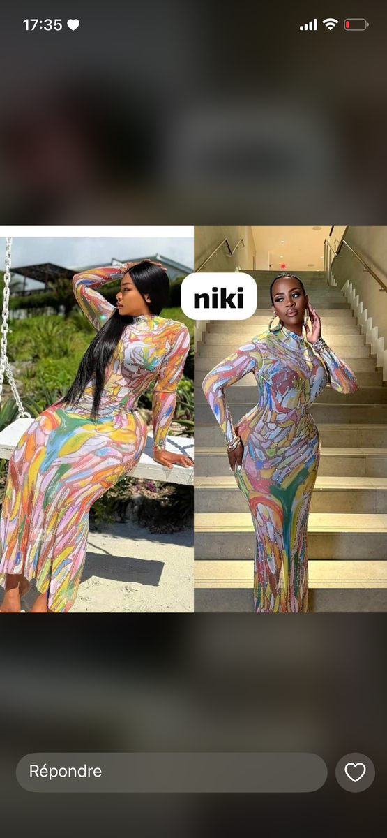 Robe longue élégante femme