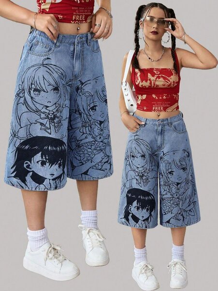 Bermudas en Jean Vintage