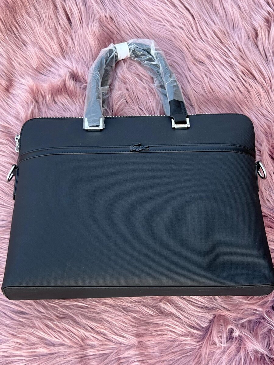 Lacoste Leather Laptop Bags