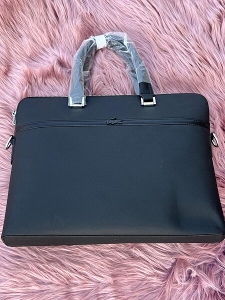 Lacoste Leather Laptop Bags