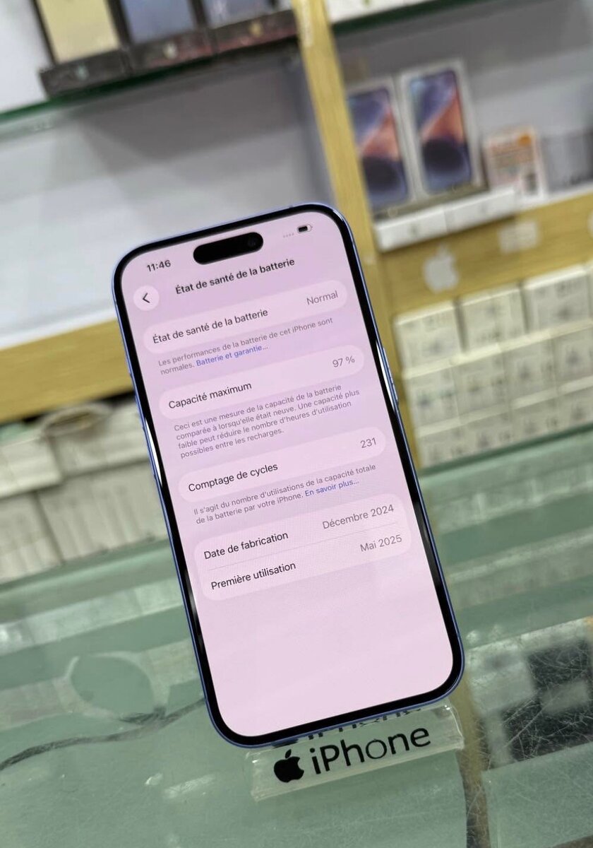 iPhone 16, 128giga bleu