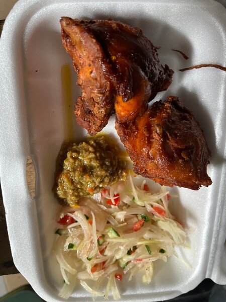 Délicieux repas africain