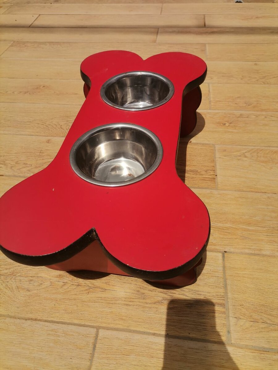 Double gamelle surélevée pour chiens
