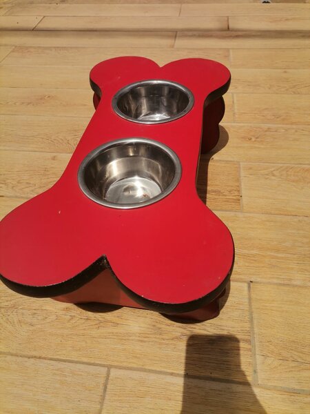Double gamelle surélevée pour chiens