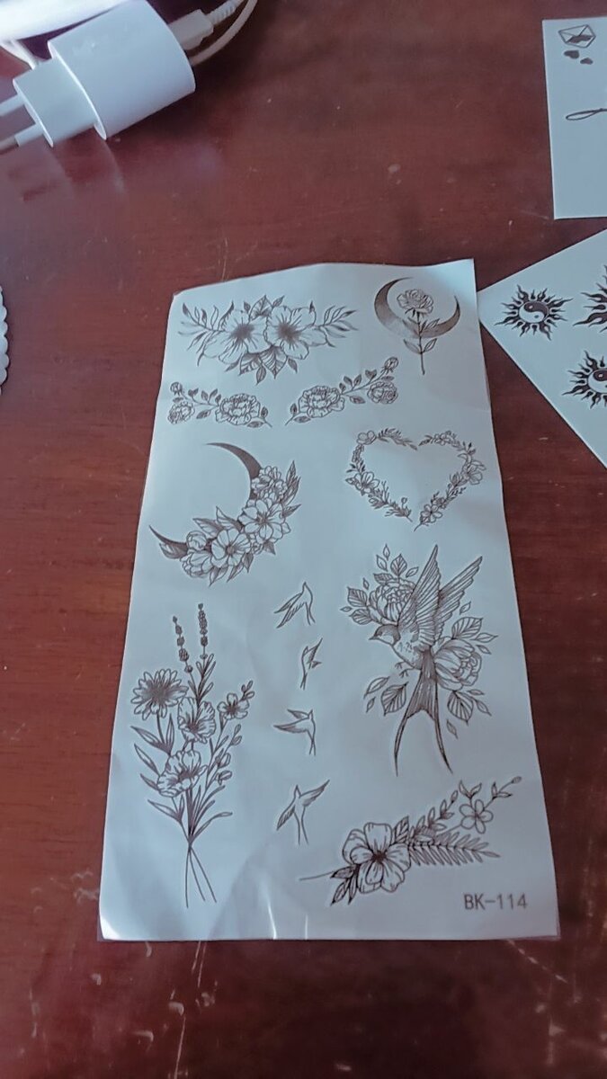 Tatouages Temporaires Fleuris