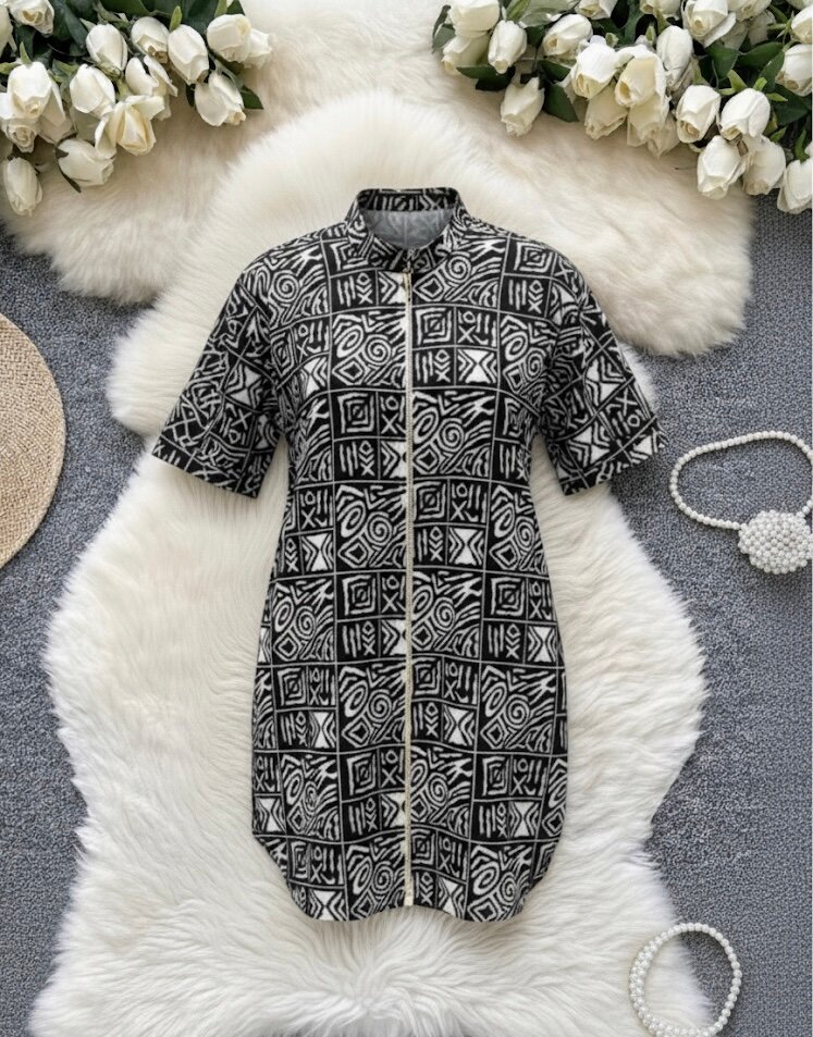 Robe Tunique Ethnique Femme