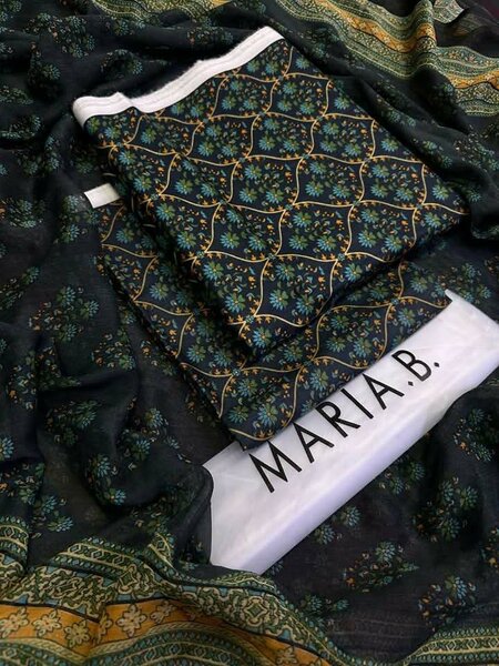 Printed lawn suit