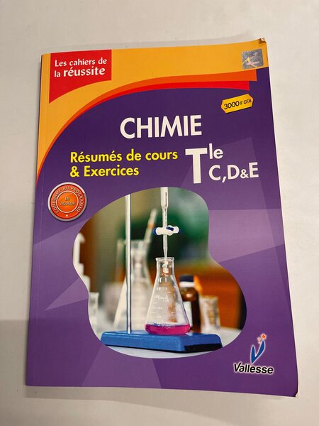 Les cahiers de la réussite Chimie