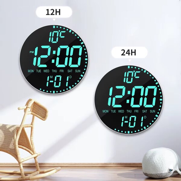 Horloge Murale LED Multicolore