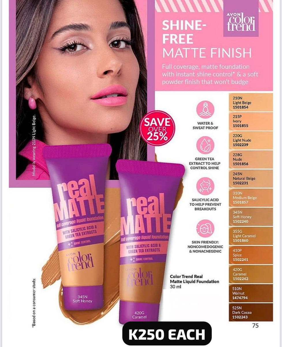 SHINE- FREE MATTE FINISH