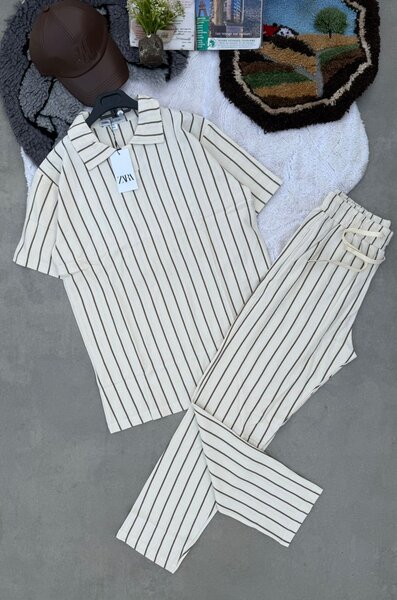 Ensemble pyjama rayé chic