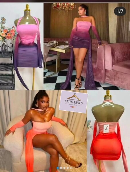 Robe élégante dégradée