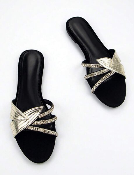 Metallic Slippers