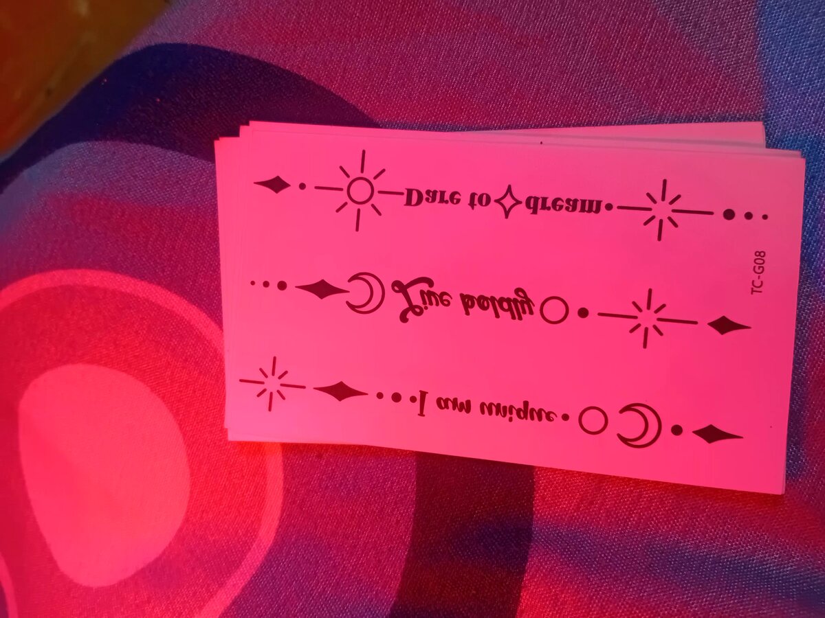 Tatouages temporaires designs artistiques