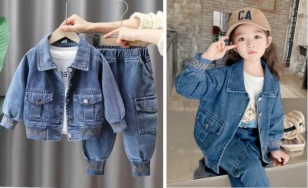 Ensemble Jean mixe( garçon et fille)