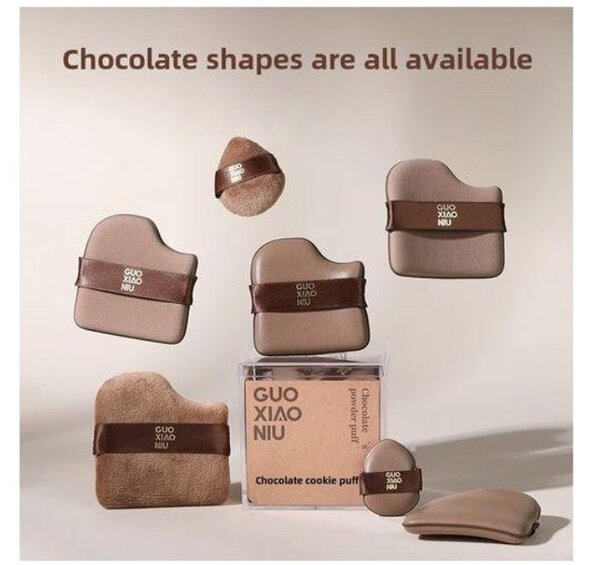 Éponge maquillage chocolat doux