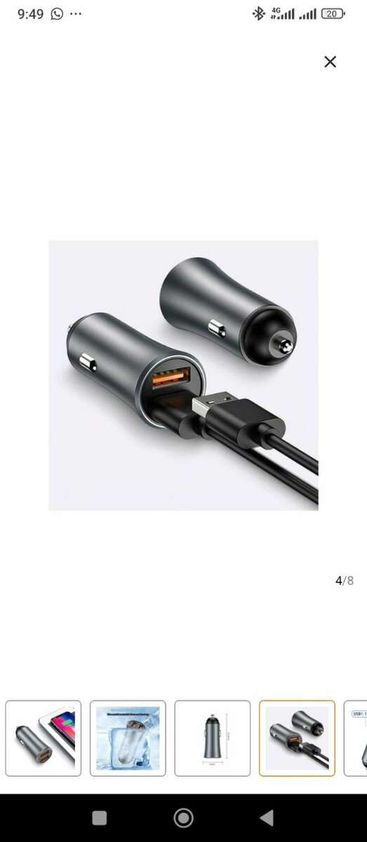 Chargeur de Voiture USB Double