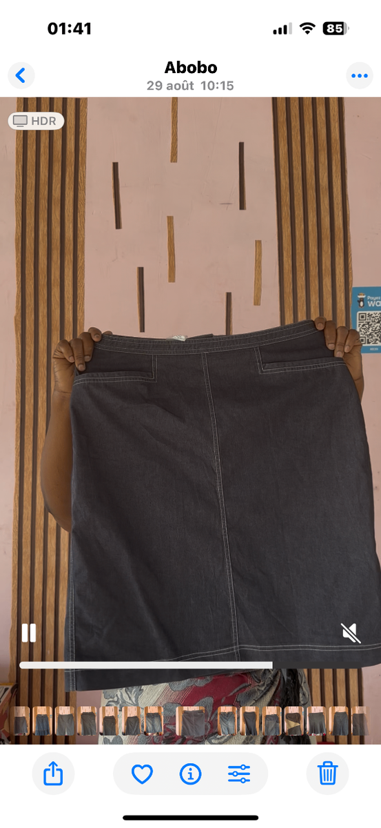 Jupe en denim tendance femme