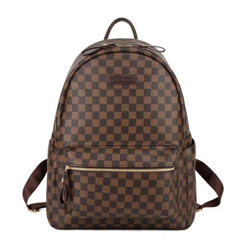Sac à dos élégant en damier